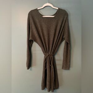 Anthropologie Grey Knit Dress